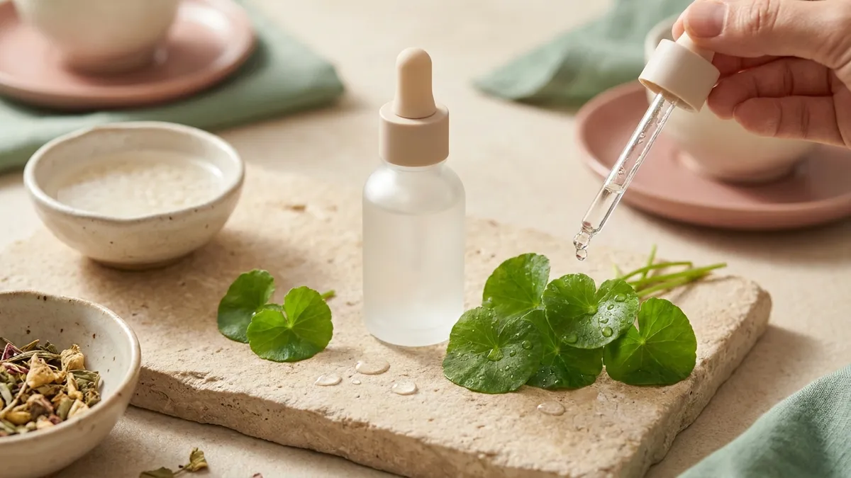 Centella Asiática (Cica) en K-Beauty: guía para calmar rojeces y leer su INCI